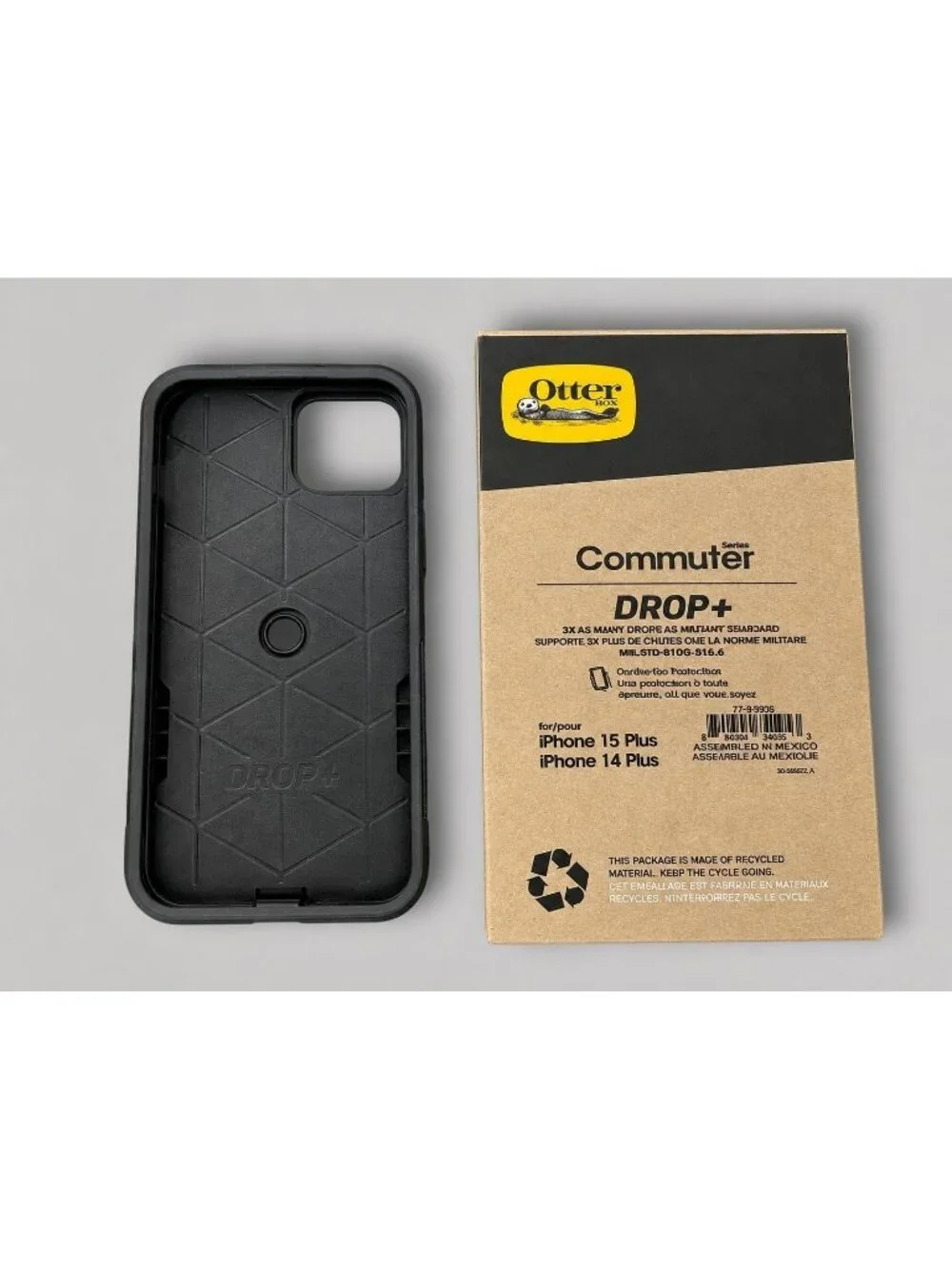 OtterBox iPhone 15 Plus / 14 Plus Commuter Series Case Black Tough Protection